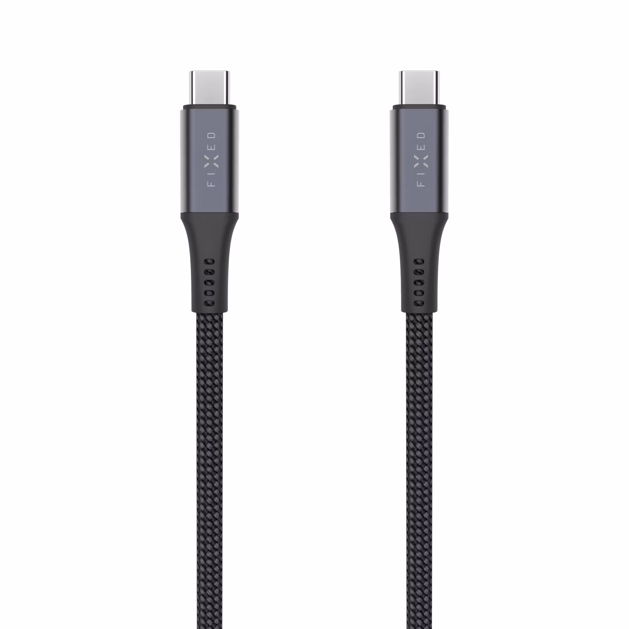 FIXED ARMOR USB 4.0 240W USB-C/C 20Gpbs kabel 1.2m Grå