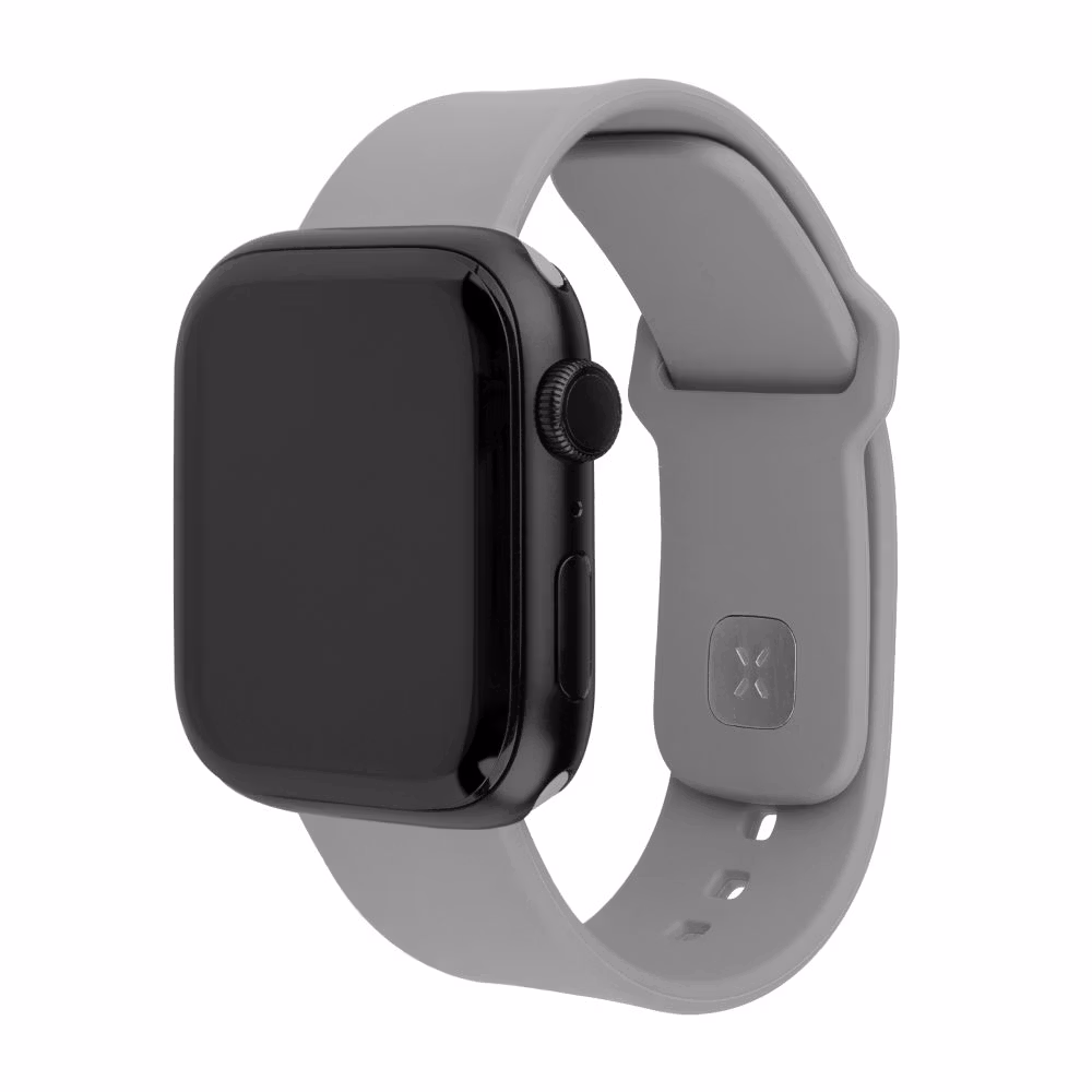 FIXED Sportig silikonrem SET för Apple Watch 38/40/41mm Ljusgrå