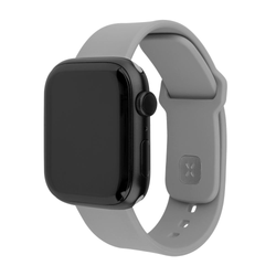 FIXED Sportig silikonrem SET för Apple Watch 38/40/41mm Ljusgrå