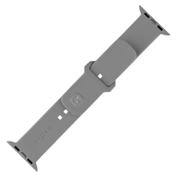 FIXED Sportig silikonrem SET för Apple Watch 38/40/41mm Ljusgrå