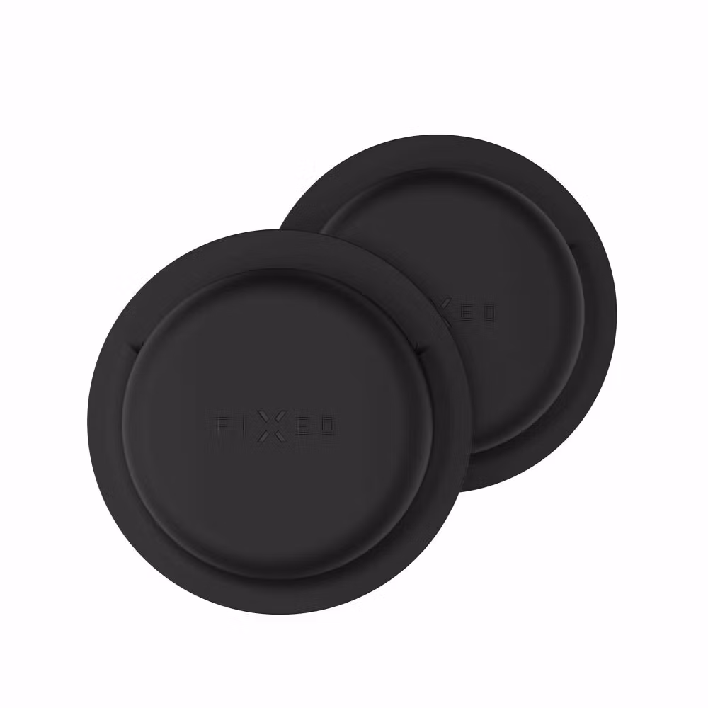 FIXED Silikondekal fodral för Apple AirTag Svart