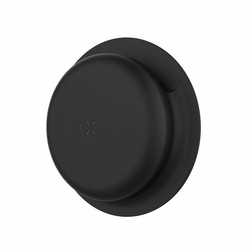 FIXED Silikondekal fodral för Apple AirTag Svart