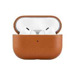 FIXED Äkta läderfodral för Airpods Pro 2 Brun