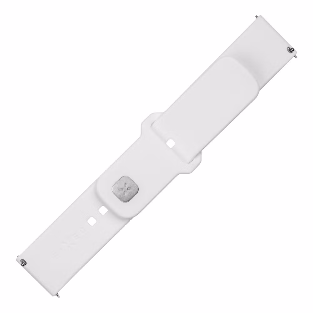 FIXED Silikonrem för Smartwatch Universal 22 mm Vit