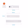 FIXED Silikonrem för Smartwatch Universal 22 mm Vit