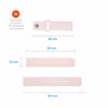 FIXED Silikonrem för Smartwatch Universal 20 mm Rosa
