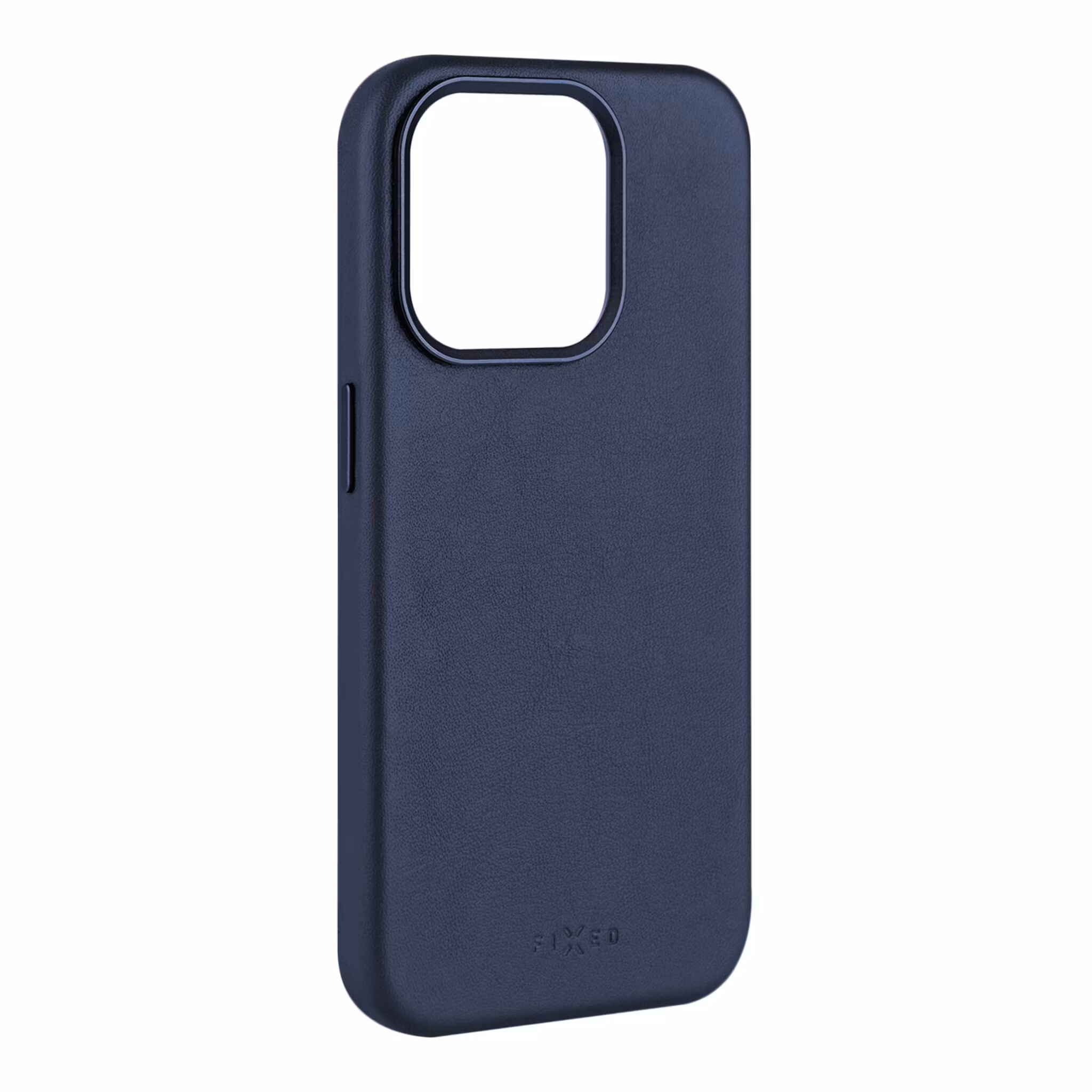 FIXED MagLeather skyddsskal iPhone 16 Pro Blå