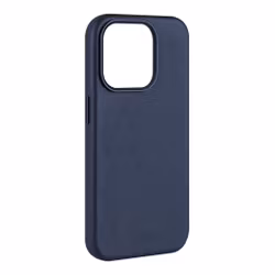 FIXED MagLeather skyddsskal iPhone 16 Pro Blå