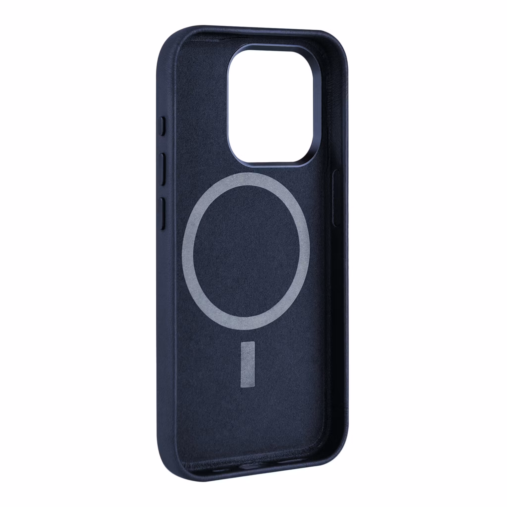 FIXED MagLeather skyddsskal iPhone 16 Pro Blå