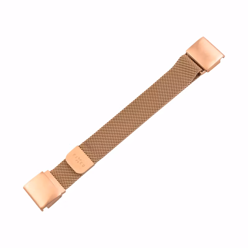 FIXED Mesh metallrem för Garmin QuickFit 20mm Rosa Guld