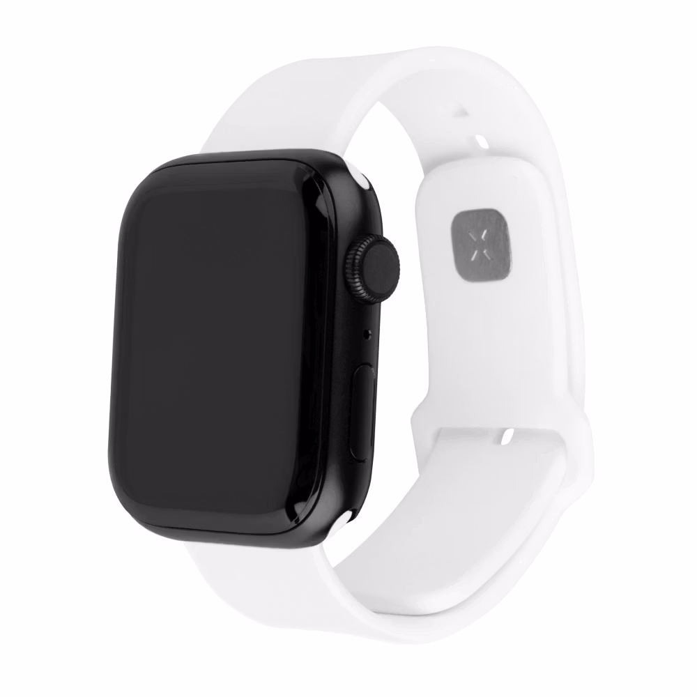 FIXED Silikonrem SET för Apple Watch 42/44/45mm Vit