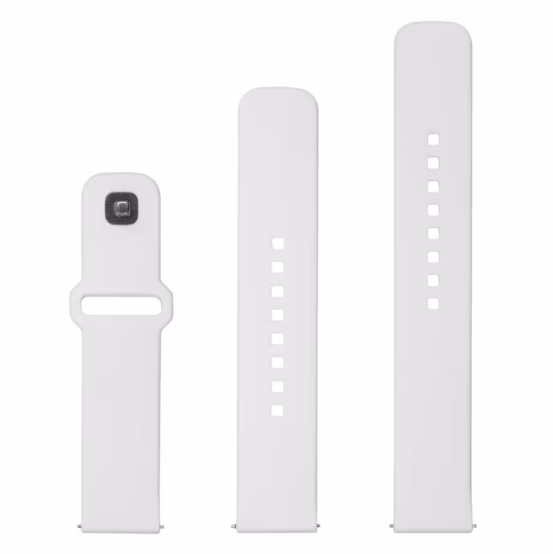 FIXED Silikonrem för Smartwatch Universal 20 mm Vit