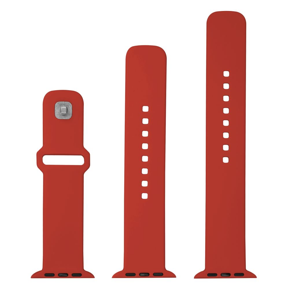 FIXED Silikonrem SET för Apple Watch Ultra-2/49mm Röd