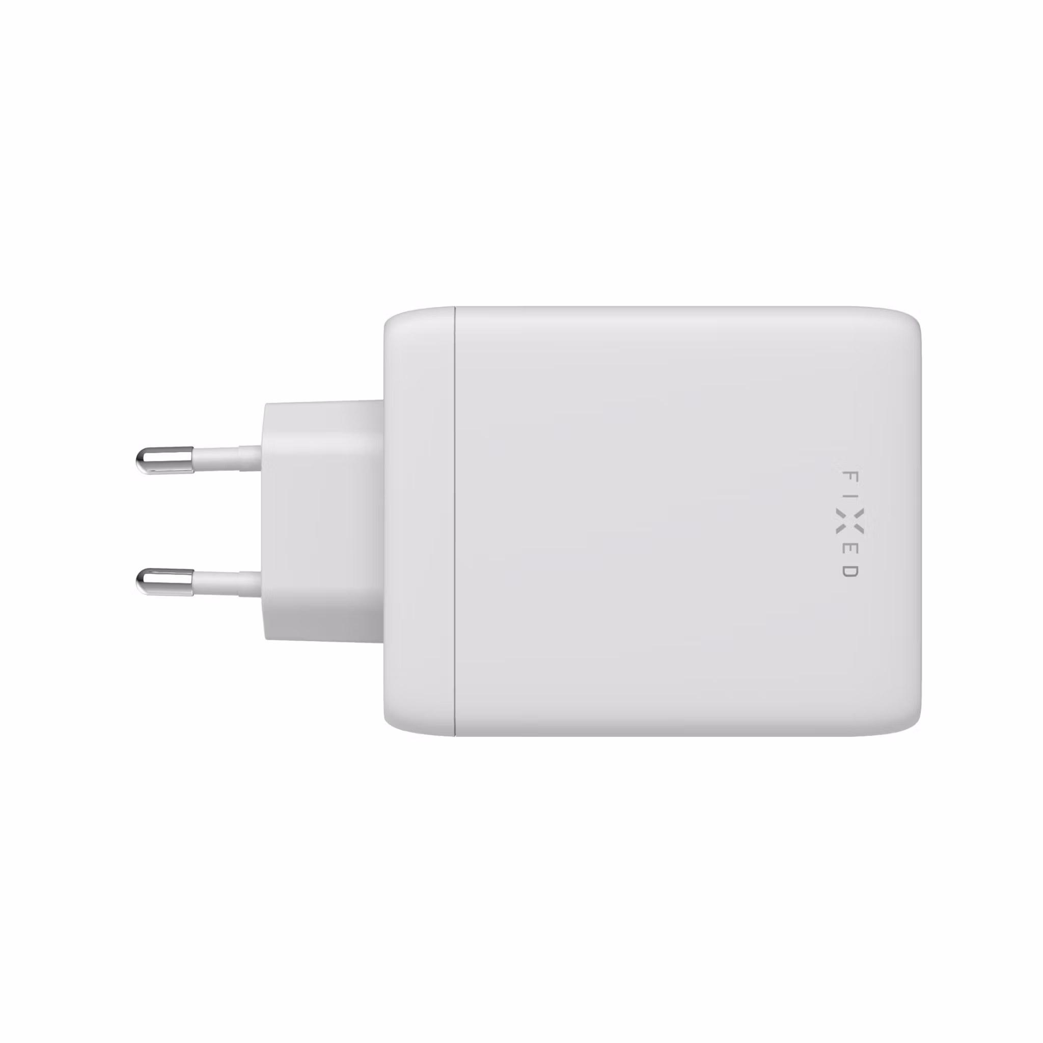 FIXED Supersnabb GaN Hemladdare 100W 3xUSB-C+USB-A Vit