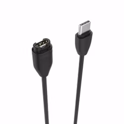 FIXED USB-C Laddningskabel för Garmin Smartwatch Svart