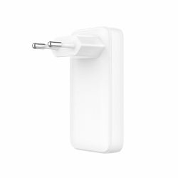 FIXED Slim GaN 90 Super Snabb 2x USB-C laddare 45W Vit