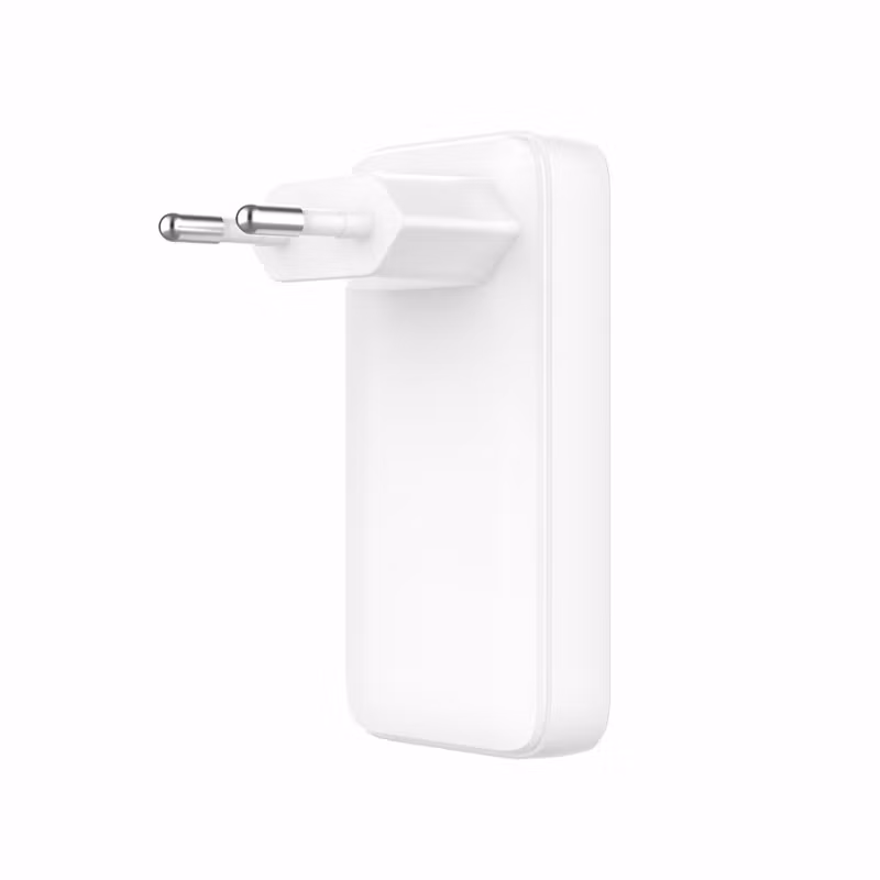 FIXED Slim GaN 90 Super Snabb 2x USB-C laddare 45W Vit