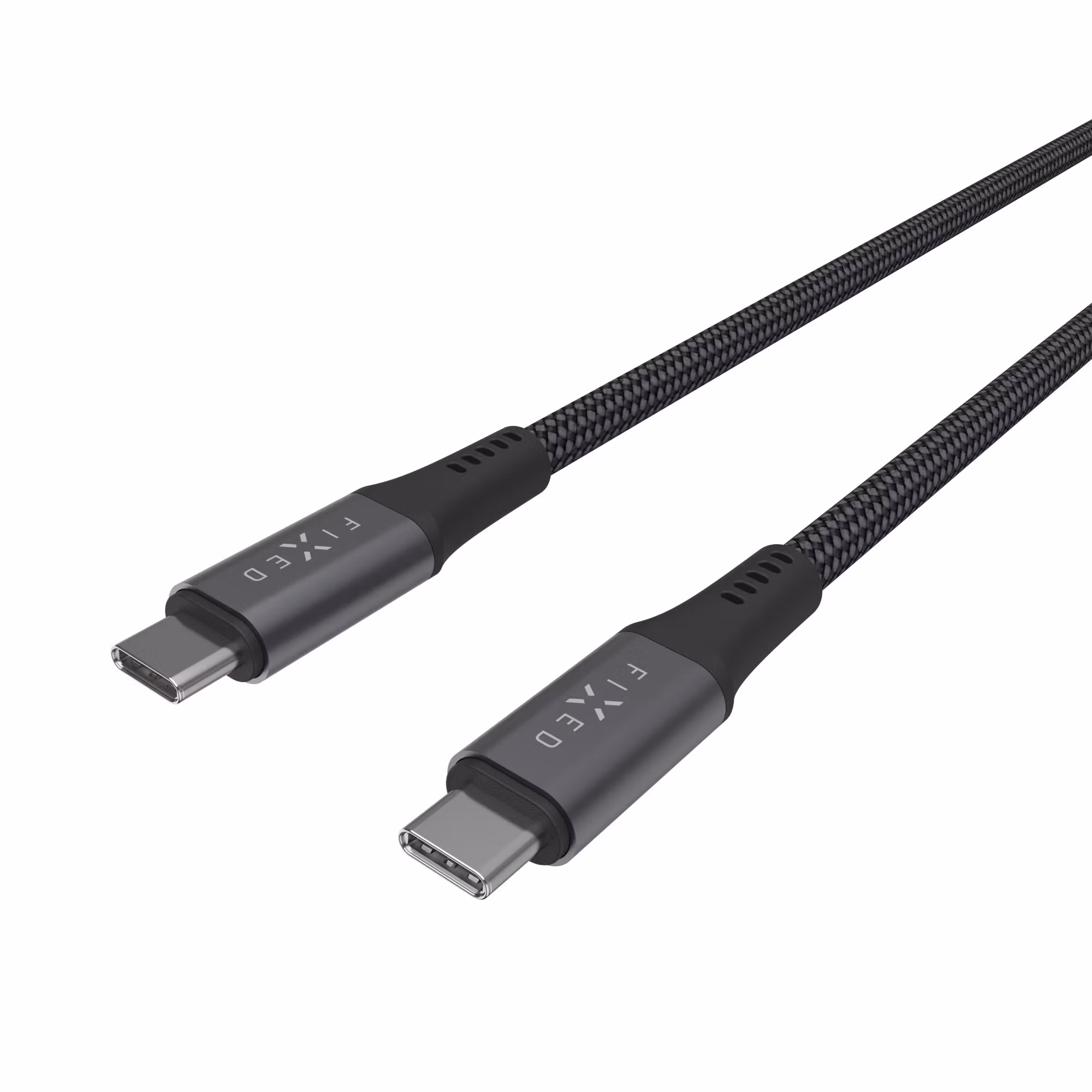FIXED ARMOR USB 4.0 240W USB-C/C 20Gpbs kabel 2m Grå