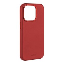 FIXED MagLeather skyddsskal iPhone 16 Pro Max Röd