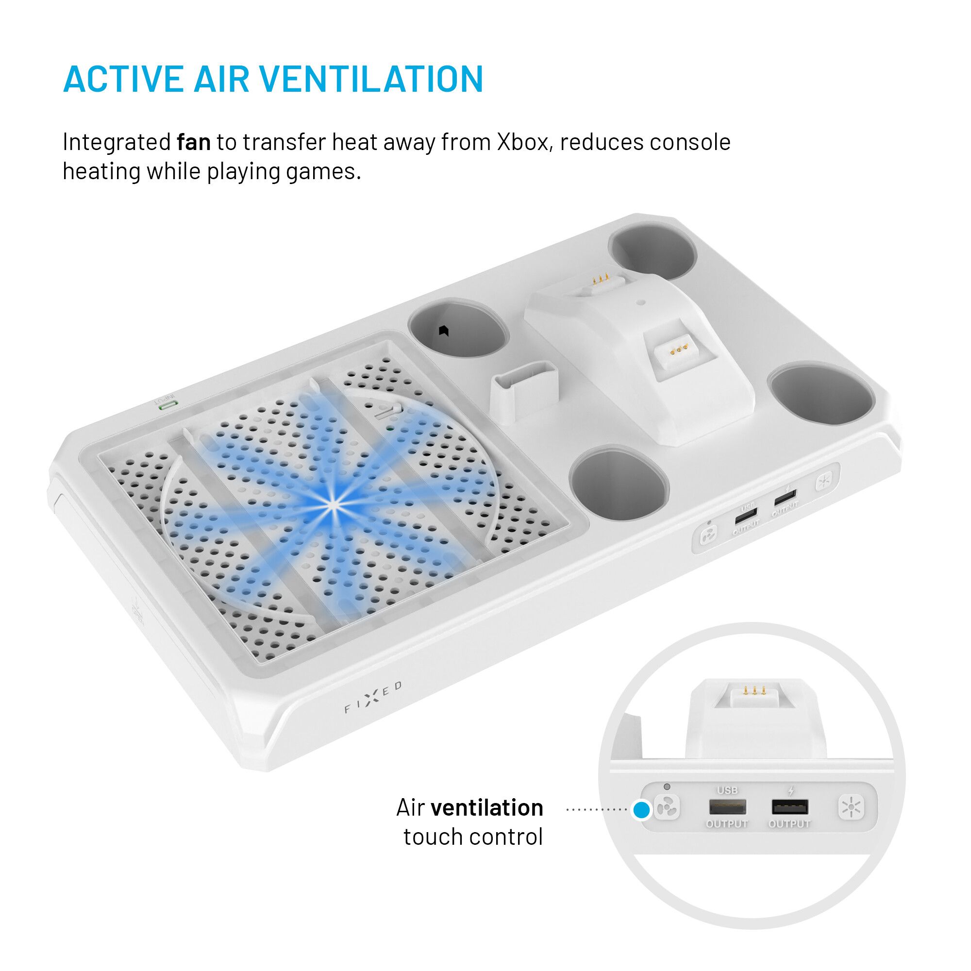 FIXED FIXED Docking Station för Xbox Series S/X Vit