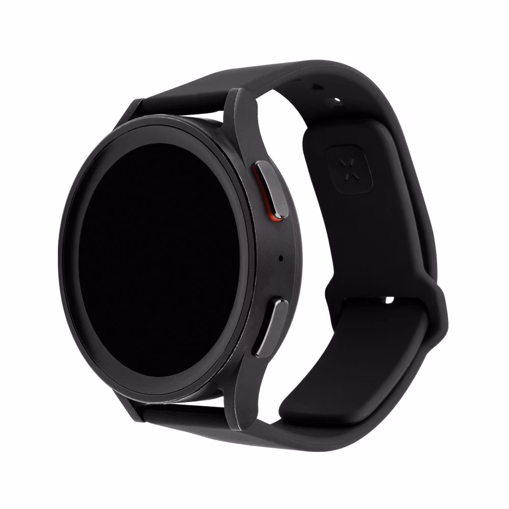 FIXED Silikonrem för Smartwatch Universal 22 mm Svart