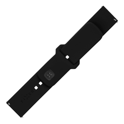 FIXED Silikonrem för Smartwatch Universal 22 mm Svart