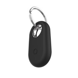 FIXED Silky Galaxy SmartTag2 Nyckelring Fodral Svart