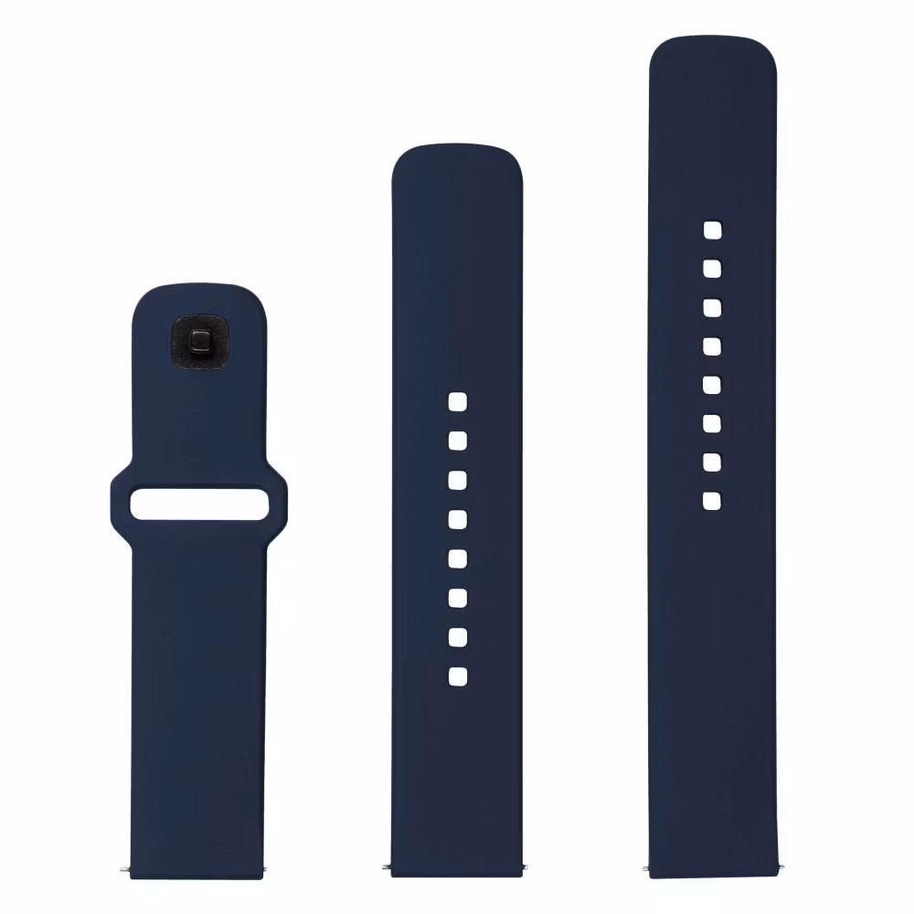 FIXED Silikonrem för Smartwatch Universal 22 mm Blå