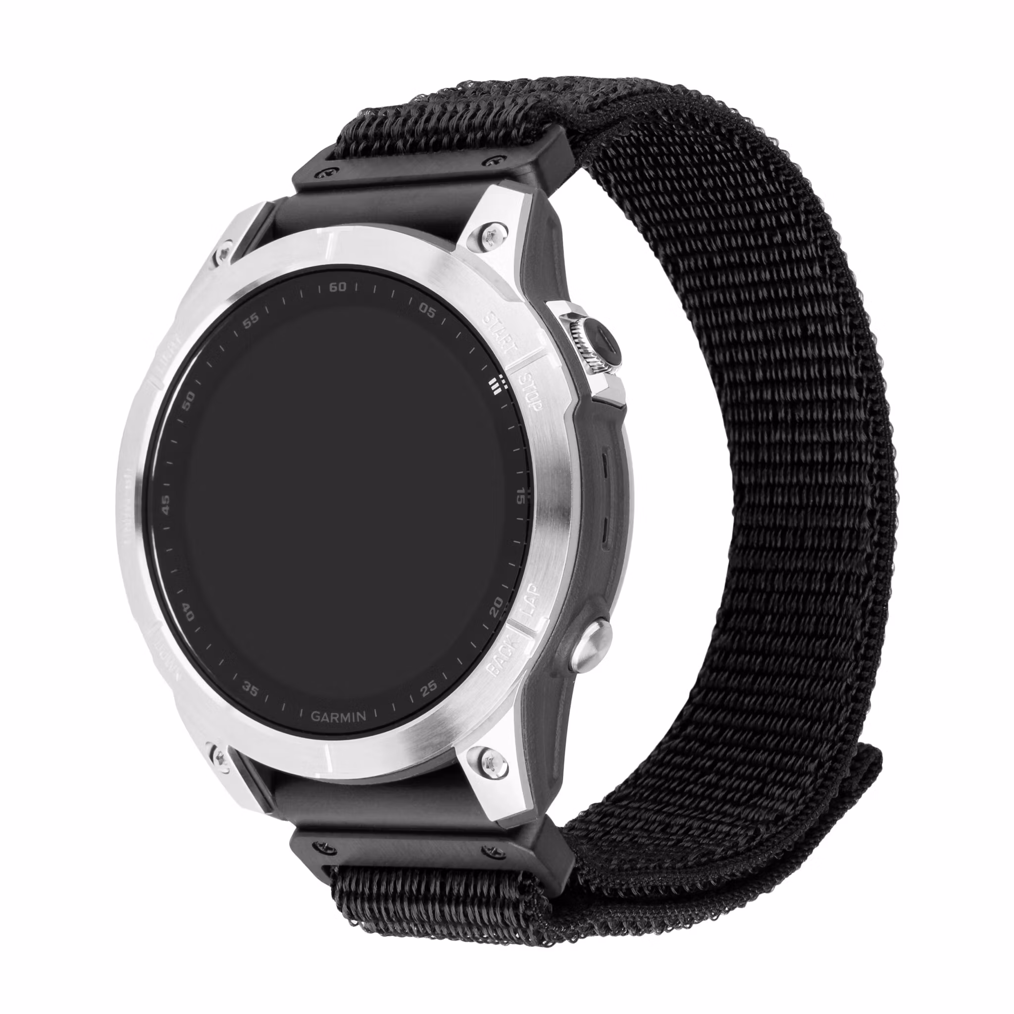FIXED Nylonrem för Garmin QuickFit 22 mm Svart