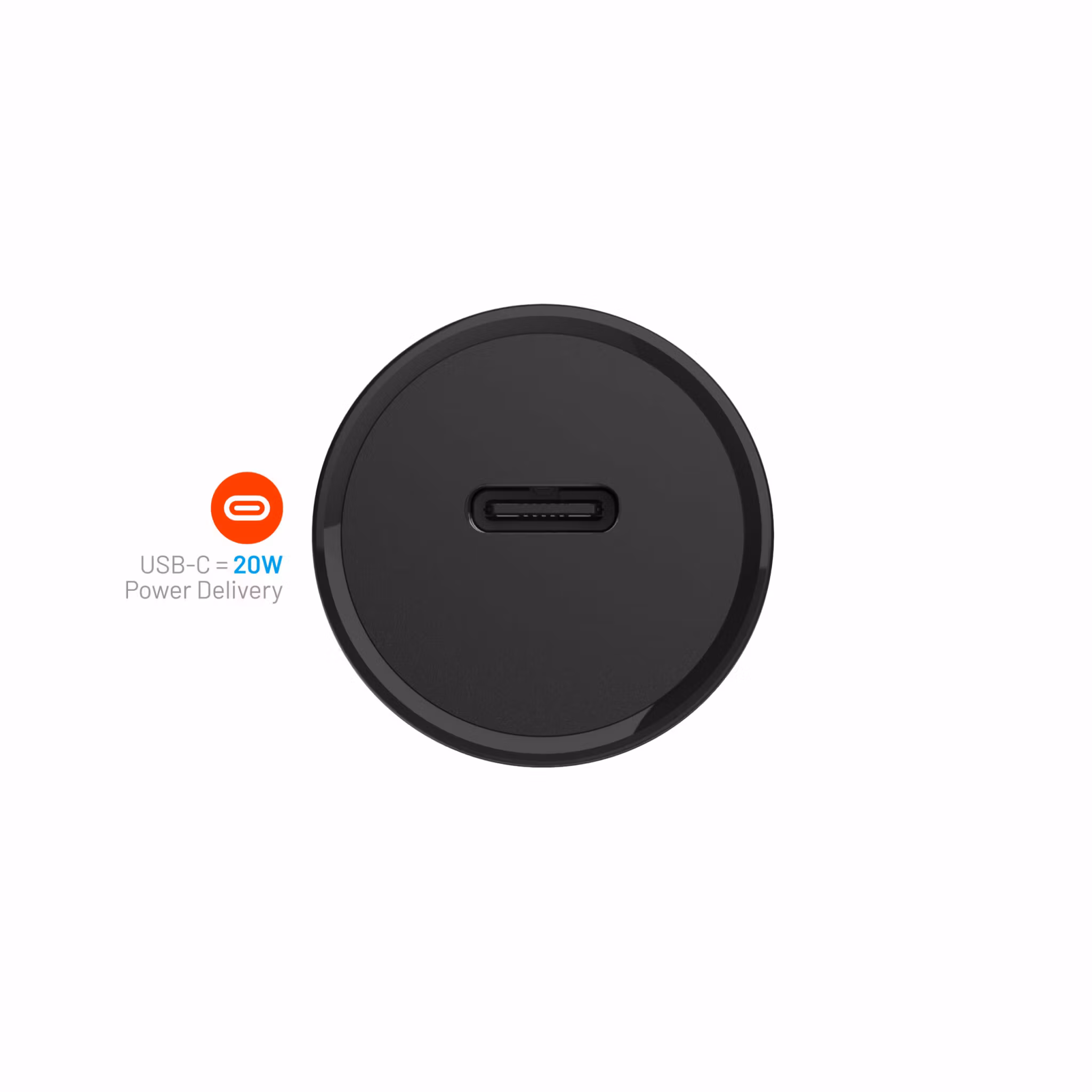 FIXED Snabb Billaddare USB-C 20W PD Svart