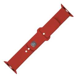 FIXED Silikonrem SET för Apple Watch 38/40/41mm Röd