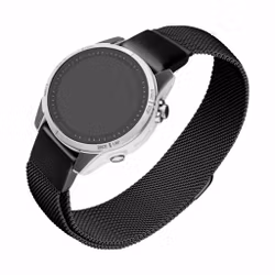 FIXED Mesh metallrem för Garmin QuickFit 20mm Svart