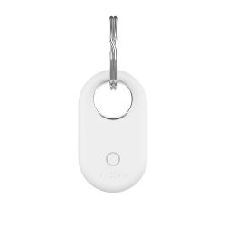 FIXED Silky Galaxy SmartTag2 Nyckelring Fodral Vit