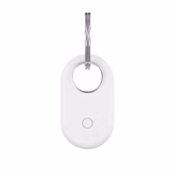 FIXED Silky Galaxy SmartTag2 Nyckelring Fodral Vit