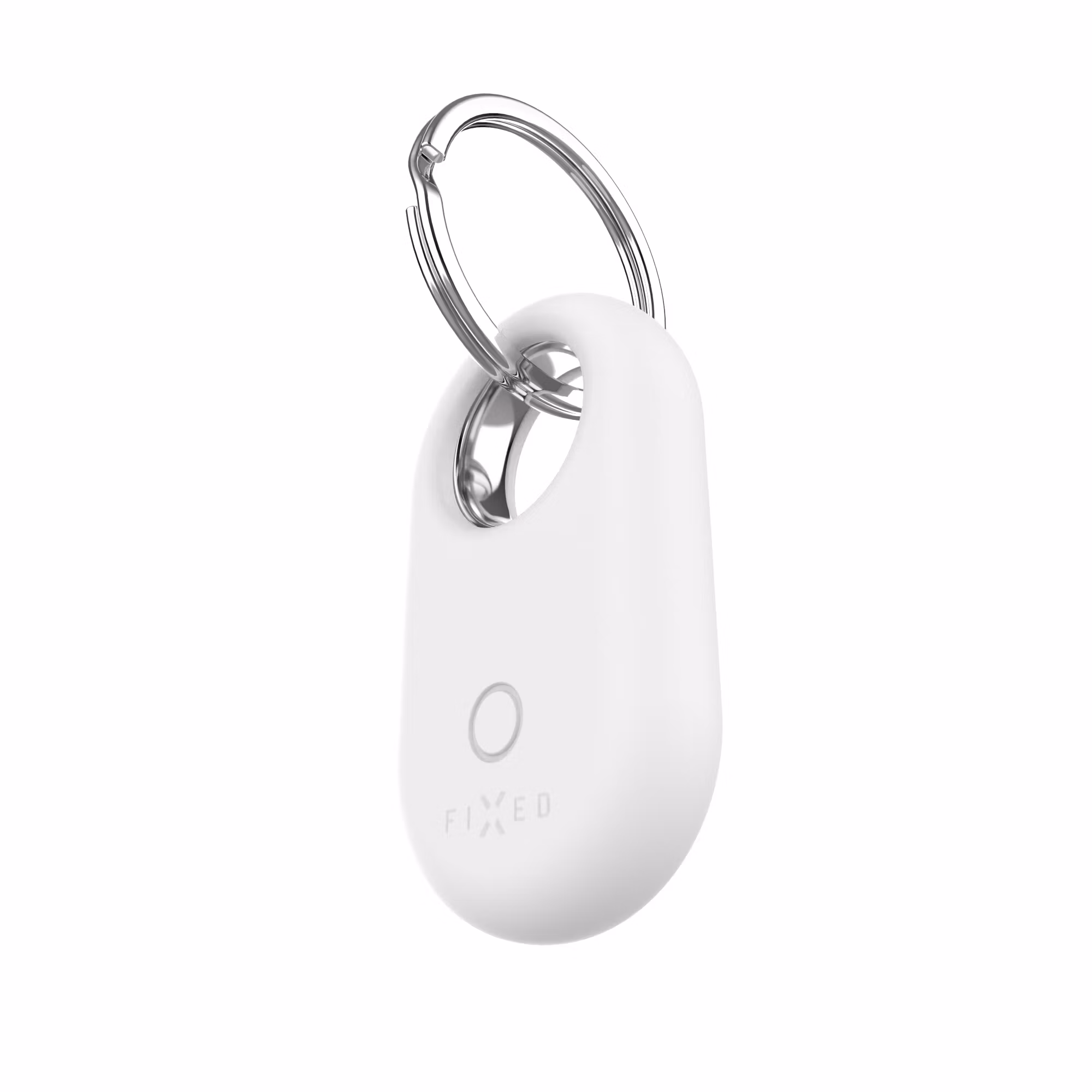 FIXED Silky Galaxy SmartTag2 Nyckelring Fodral Vit