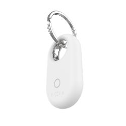 FIXED Silky Galaxy SmartTag2 Nyckelring Fodral Vit