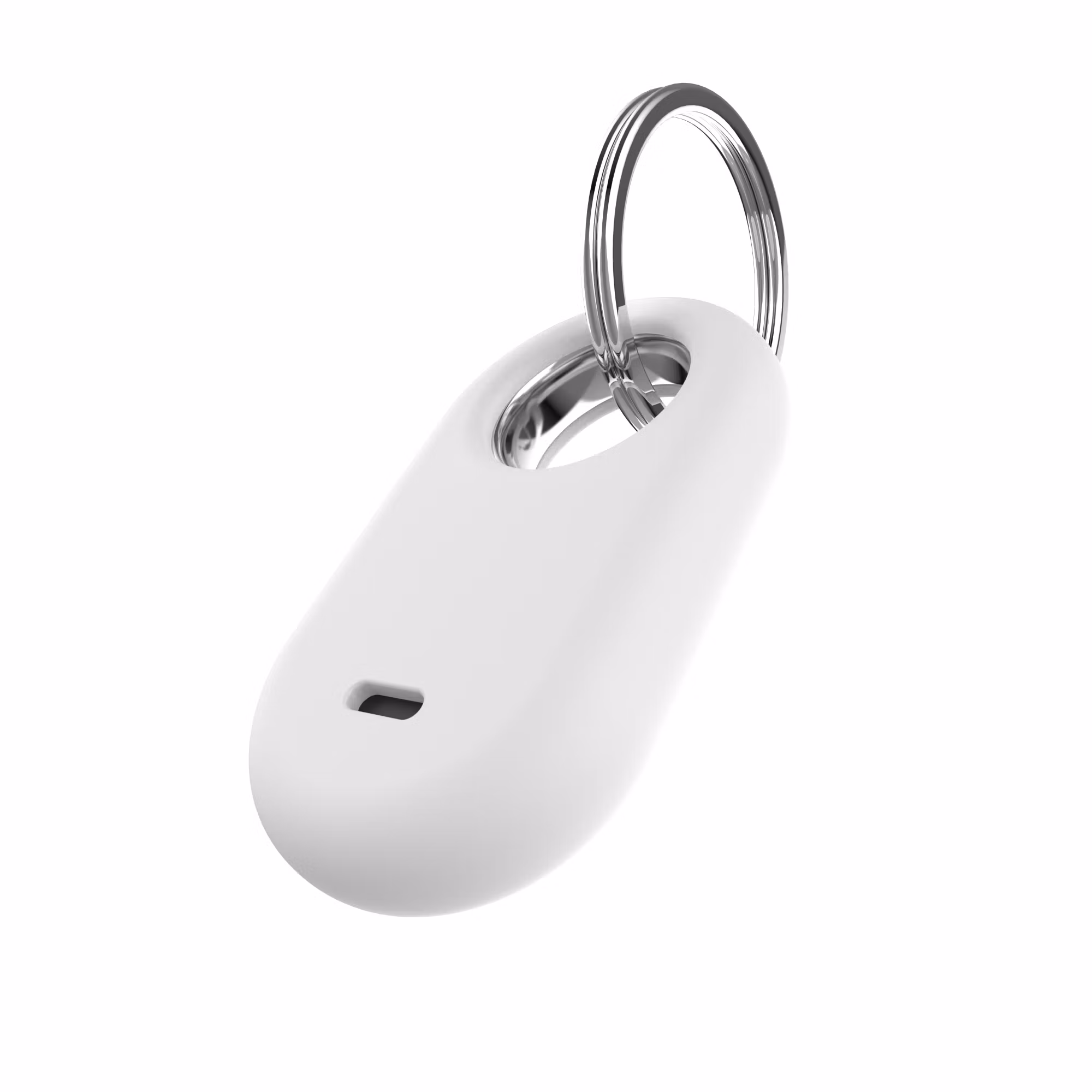FIXED Silky Galaxy SmartTag2 Nyckelring Fodral Vit