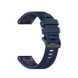 FIXED Silikonrem för Garmin QuickFit 22 mm Mörkblå