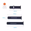 FIXED Silikonrem SET för Apple Watch Ultra-2/49mm Blå