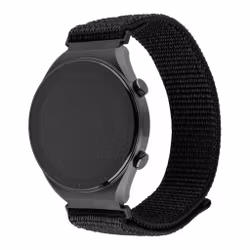 FIXED Nylonrem för Smartwatch Universal 22 mm Svart