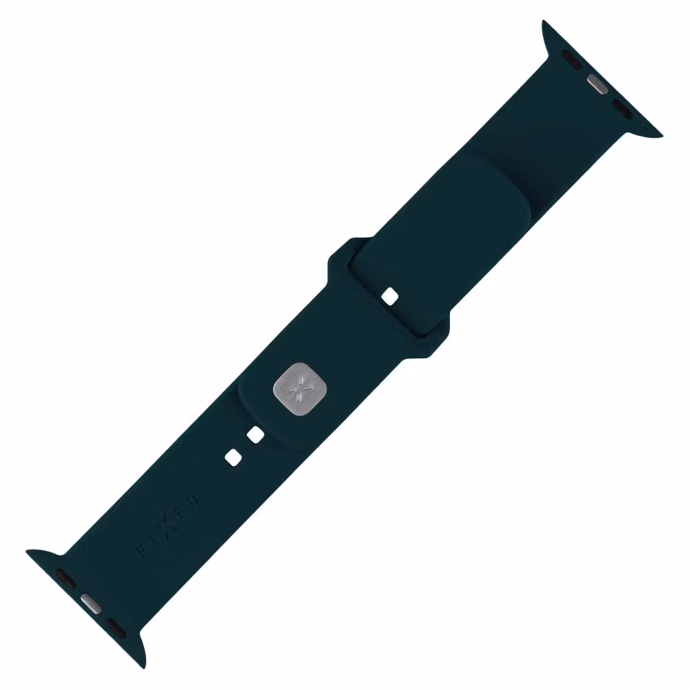 FIXED Sportig silikonrem SET för Apple Watch 42/44/45/46mm Mörkgrön
