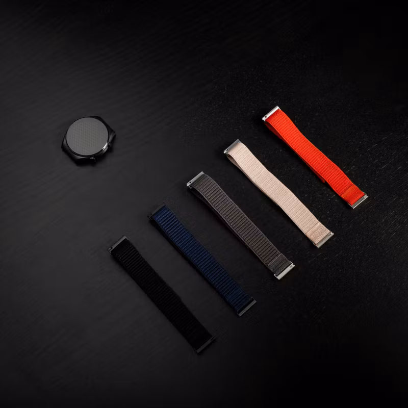 FIXED Nylonrem för Smartwatch Universal 20 mm Rosa Guld
