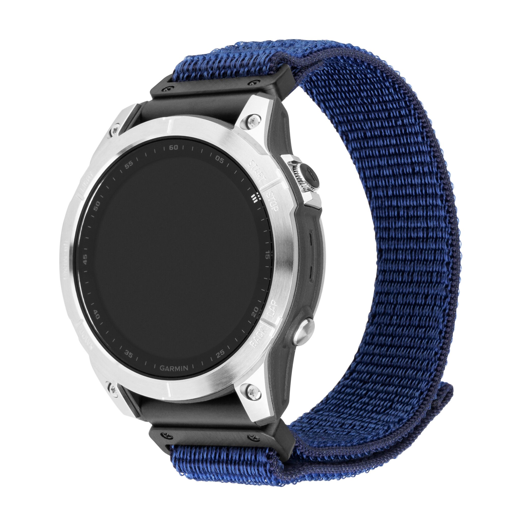 FIXED Nylonrem för Garmin QuickFit 22 mm Mörkblå
