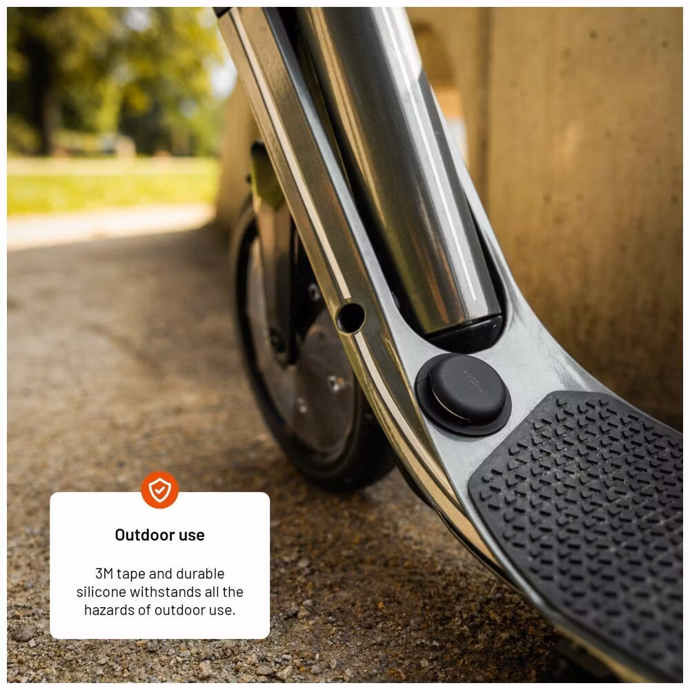 FIXED Silikondekal fodral för Apple AirTag Vit