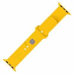 FIXED Sportig silikonrem SET för Apple Watch 42/44/45/46mm Gul