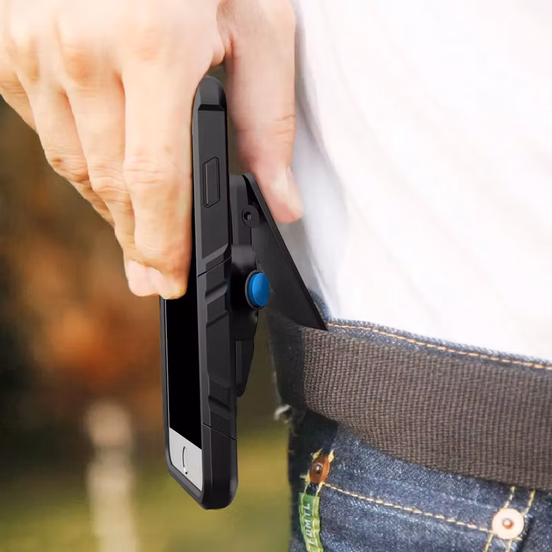 FIXED Bältesfäste BULK för smartphones Svart