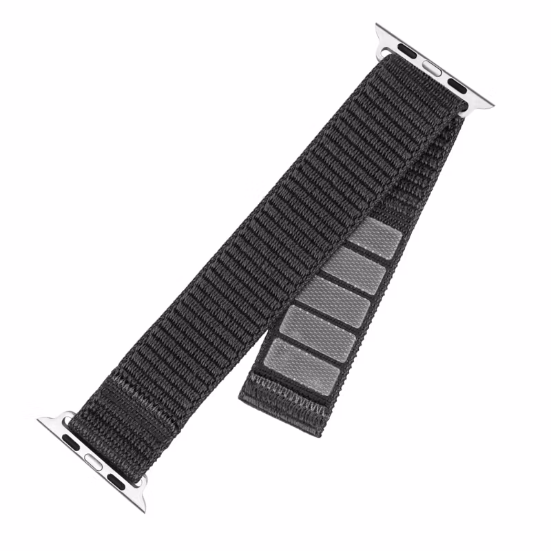 FIXED Nylonrem för Apple Watch 38/40/41mm Mörkgrå