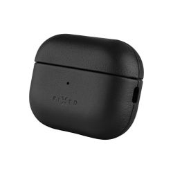 FIXED Äkta läderfodral för Airpods 3 Svart