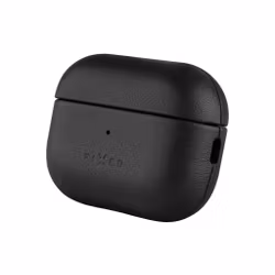 FIXED Äkta läderfodral för Airpods 3 Svart
