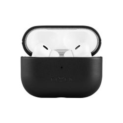 FIXED Äkta läderfodral för Airpods 3 Svart
